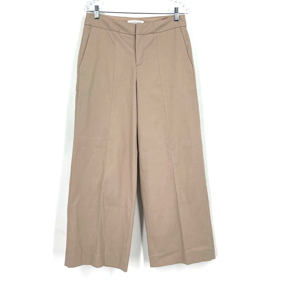 Everlane Wide Leg Trouser Pants Tan Women's Size 4 NWOT - Picture 1 of 7